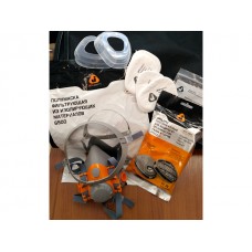 Полумаска 6500Р с фильтрами 5510 А1 с предфильтрами и с держателями Jeta Safety (комплект) (р-р М, для защиты дыхания (полумаска, фильтры A1 2шт, пред