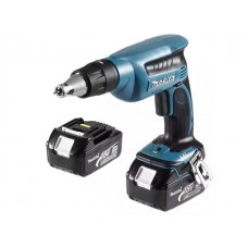 Аккум. шуруповерт MAKITA DFS 451 RFE в чем. (18.0 В, 2 акк., 3.0 А/ч Li-Ion, 1 скор., 26 Нм, шурупы до 4 мм)