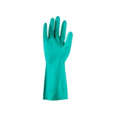 Перчатки нитриловые защитные промышленные, р-р 10/XL, зеленые, JetaSafety (Защитные промышленные перчатки из нитрила. Зеленые. Р-ры: XL) (JETA SAFETY
