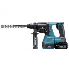 Аккум. перфоратор MAKITA DHR 242 RFE в чем. (18.0 В, 2 акк., 3.0 А/ч Li-Ion, 2.4 Дж, вес 3.3 кг,)