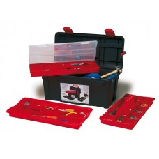 Ящик для инструмента пластмассовый 58x28,5x29см (с 2-мя лотками и органайзером) (TAYG)