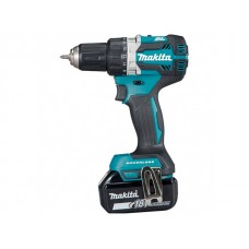 Аккум. дрель-шуруповерт MAKITA DDF 484 RAE в чем. (18.0 В, 2 акк., 2.0 А/ч Li-Ion, 2 скор., 54 Нм, шурупы до 10 мм)