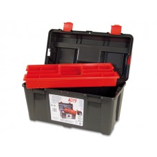 Ящик для инструмента пластмассовый 44,5x23,5x23см (с лотком) (TAYG)