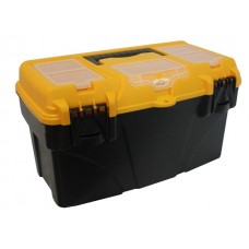 Ящик для инструмента пластмассовый ТИТАН 43х23,5х25см (18") (с секциями) (IDEA)