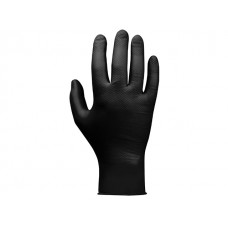 Перчатки нитриловые, р-р 10/XL, черные, уп. 5 пар, JetaSafety (Ультрапрочные нитриловые перчатки JetaSafety JSN10N10 размер XL упаковка 10 шт.) (JETA