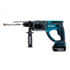 Аккум. перфоратор MAKITA DHR 202 RFE в чем. (18.0 В, 2 акк., 3.0 А/ч Li-Ion, 1.9 Дж, вес 3.5 кг,)