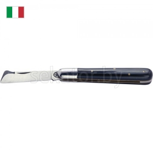 Нож Due Buoi 203C прививочный с роговой ручкой