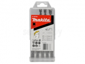 Набор буров SDS-Plus CENTERING TIP MAKITA 5 шт (6х110 2шт, 8х160 2шт, 10х160 1шт)