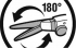 Ножницы GARDENA Comfort для травы, поворотные с длинной рукояткой (12100-20)
