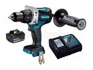 Аккум. дрель-шуруповерт MAKITA DDF 481 RF в чем. (18.0 В, 1 акк., 3.0 А/ч Li-Ion, 2 скор., 115 Нм, шурупы до 10 мм)