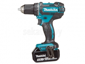 Аккум. дрель-шуруповерт MAKITA DDF 482 RME в чем. (18.0 В, 2 акк., 4.0 А/ч Li-Ion, 2 скор., 62 Нм, шурупы до 10 мм)