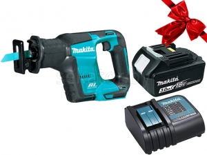 Аккум. сабельная пила MAKITA DJR 188 Z в кор. + АКЦИЯ (BL1830B + DC18SD) (18.0 В, 1 акк., 3.0 А/ч, Li-Ion, дерево до 255 мм, металл до 20 мм)