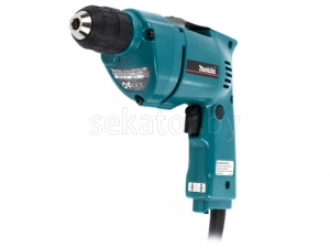 Дрель MAKITA 6510 LVR в кор. (330 Вт, патрон БЗП, 2 скор.)