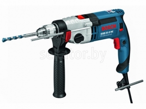 Дрель ударная BOSCH GSB 21-2 RE в чем. (1100 Вт, патрон ЗВП, 2 скор.)