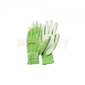 Перчатки UNITRAUM универсальные (зеленые) с полиуретановым покрытием