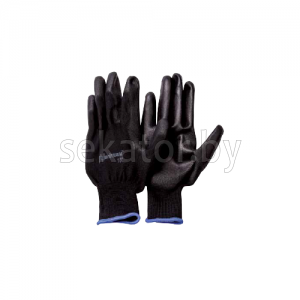 Перчатки UNITRAUM универсальные (черные) с полиуретановым покрытием