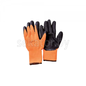 Перчатки UNITRAUM универсальные (оранжево/черные) с полиуретановым покрытием