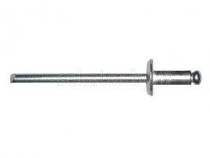 Заклепка вытяжная 4.8х12 мм сталь/сталь, цинк (150 шт в пласт. конт.) STARFIX