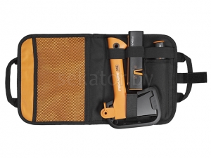 Топор туристический X5 FISKARS + нож + точилка (комплект в сумке) (1025441)